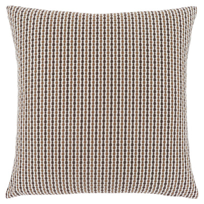 Pillow - 18"X 18" / Light / Dark Brown Abstract Dot / 1Pc