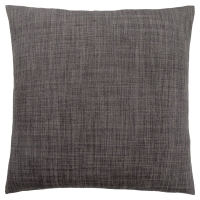 Pillow - 18"X 18" / Linen Patterned Dark Grey / 1Pc - I 9312