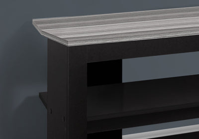 Tv Stand - 42"L / Black / Grey Top Corner - I 2564